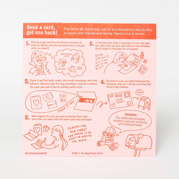 Writing Write Me Back Pen Pal Kit