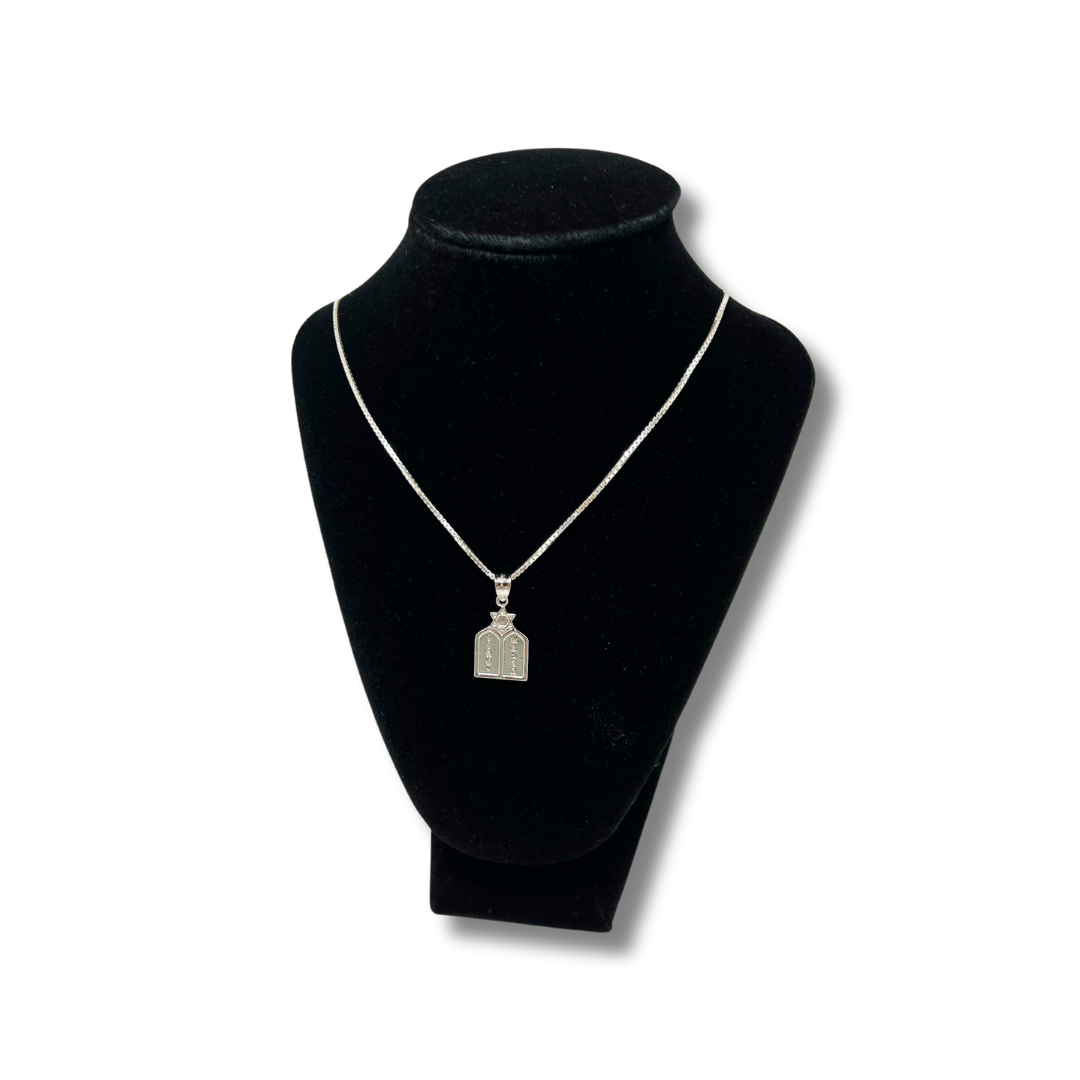 Ten Commandments Tablet Necklace