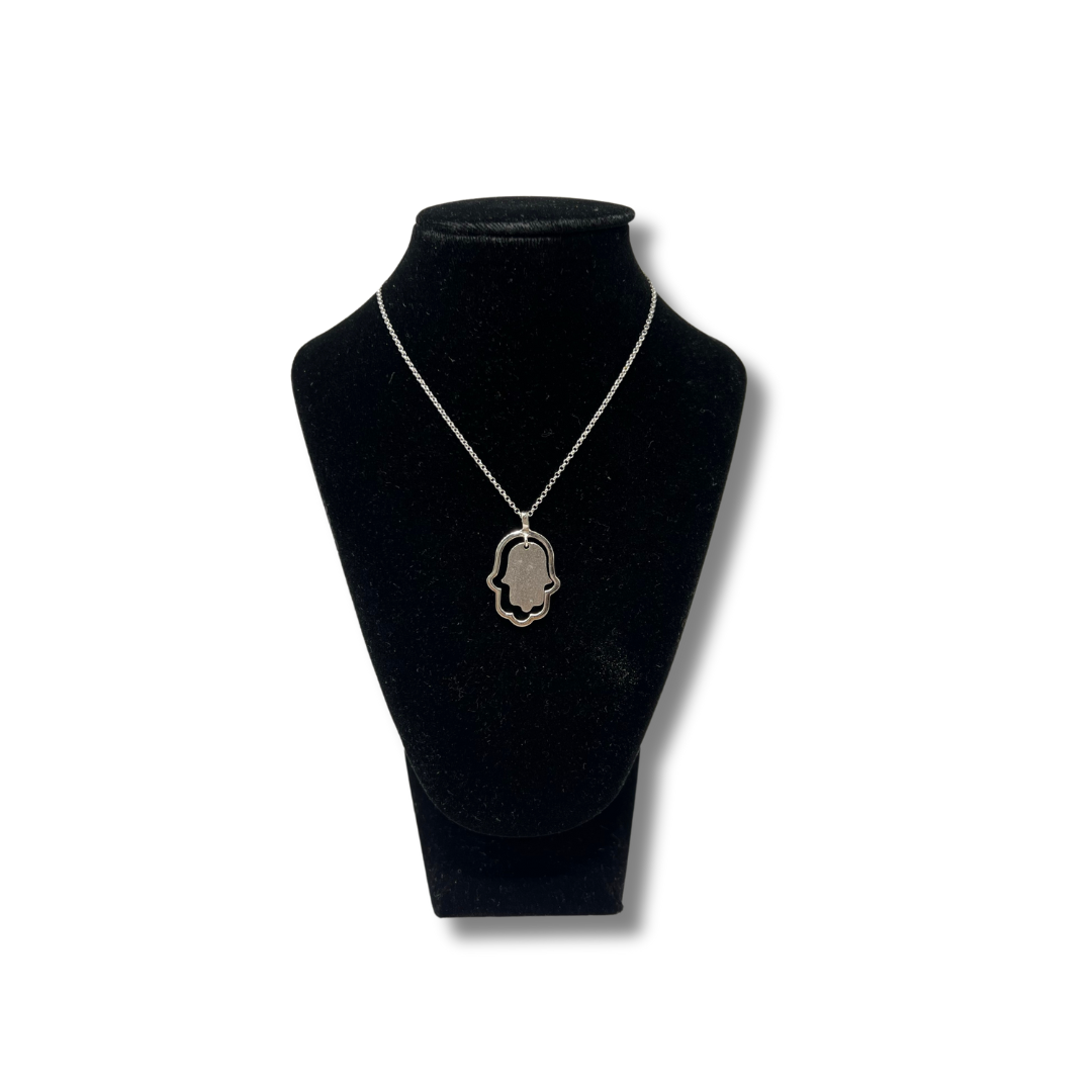 Double Hamsa Necklace