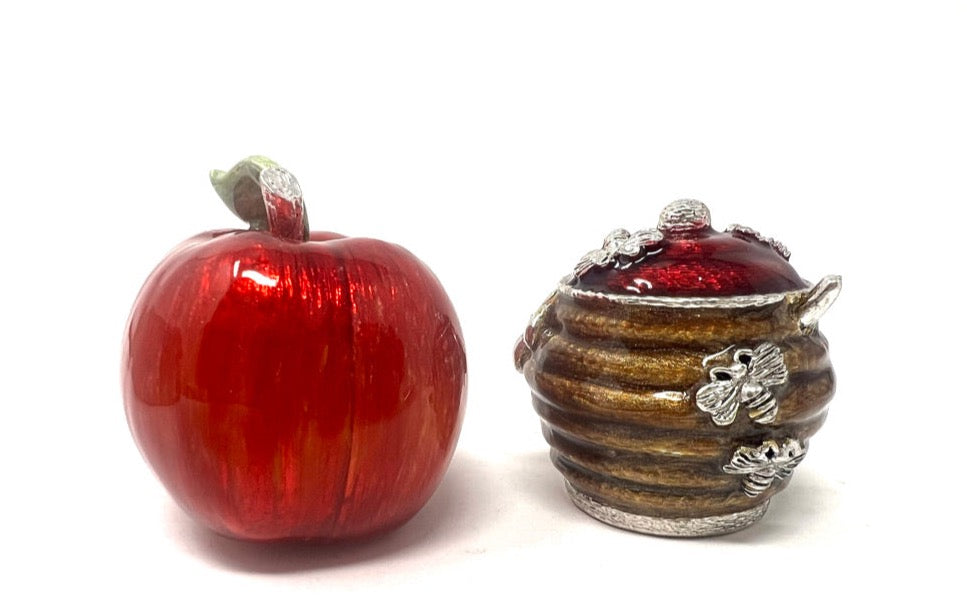 Apple and Beehive Salt and Pepper