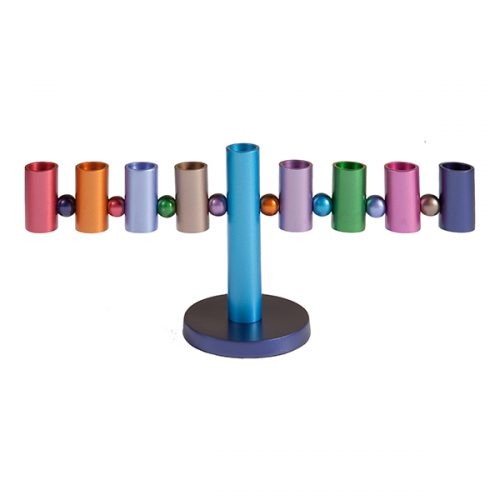 Hanukkah Menorah Multicolor