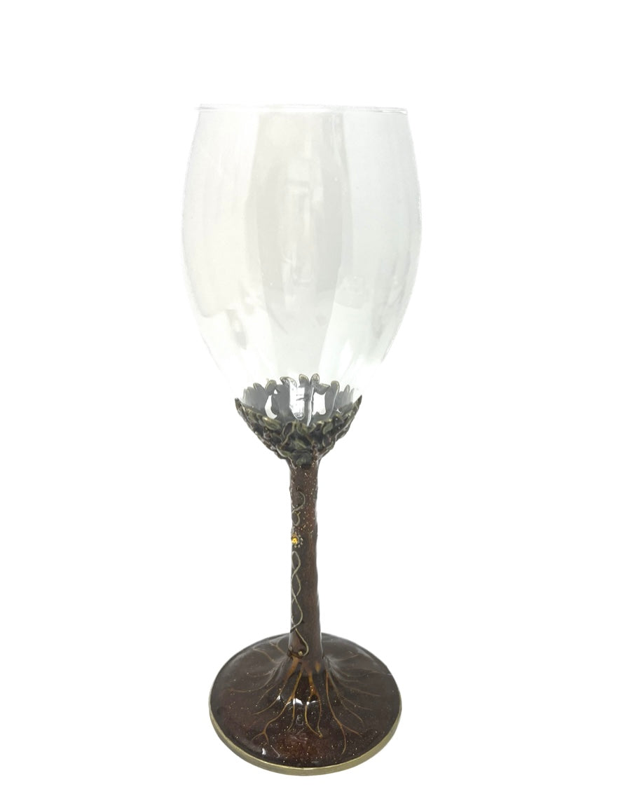 Tree of Life Wine Glass