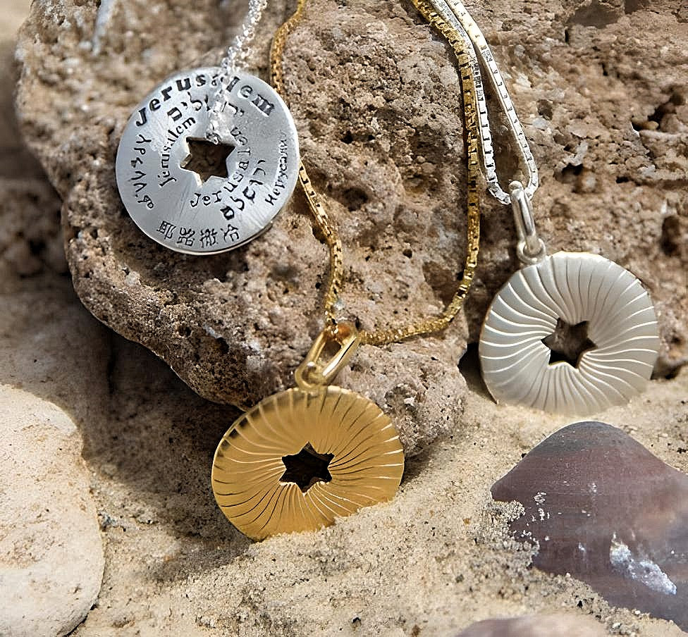 Silver Star of David Pendant