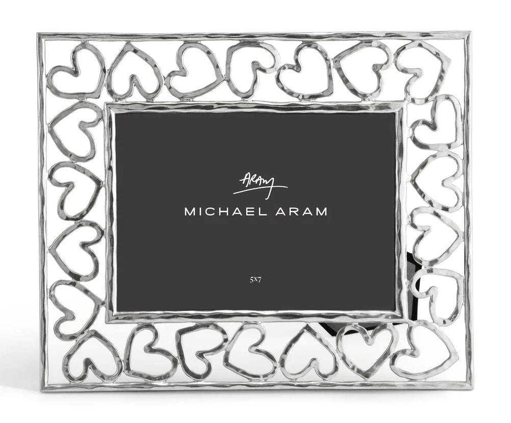 Silver Heart Frame 5" x 7"