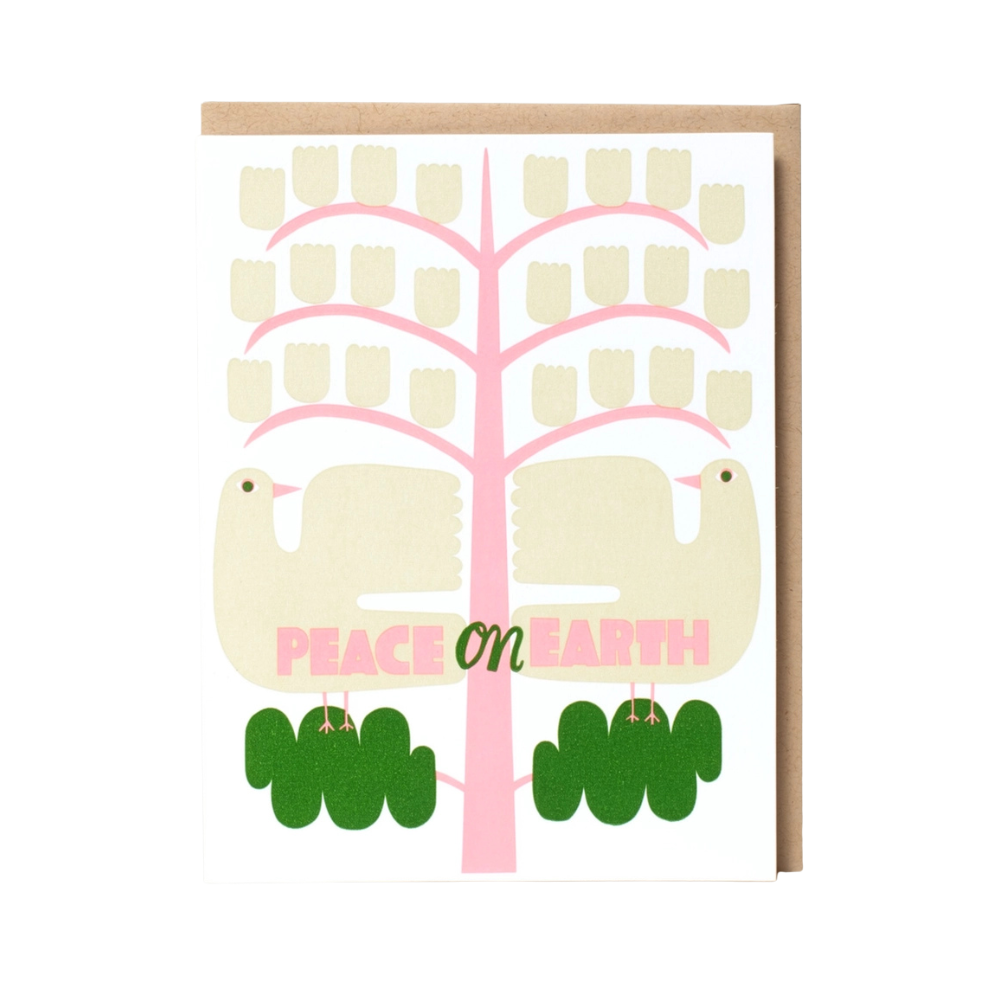 Peace Doves Greeting Card