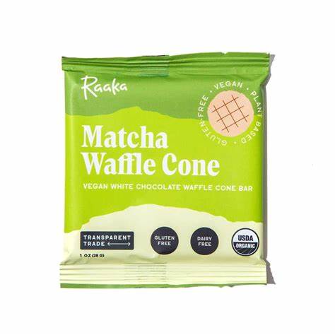 Matcha White Chocolate Waffle Cone Bar