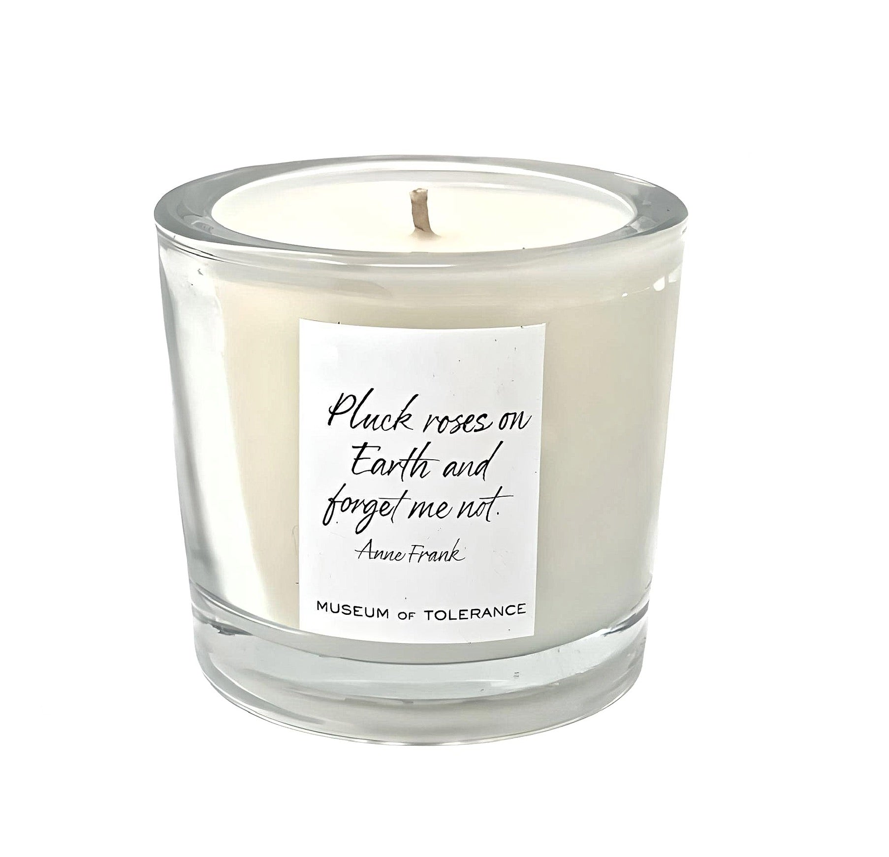 Anne Frank "Pluck Roses" Candle (Small)