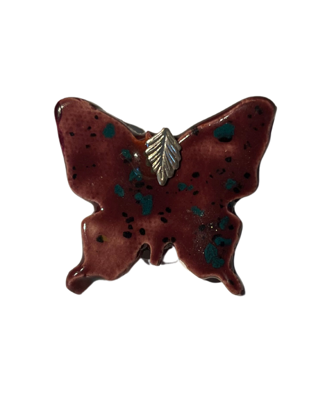 Ceramic Butterfly Pin