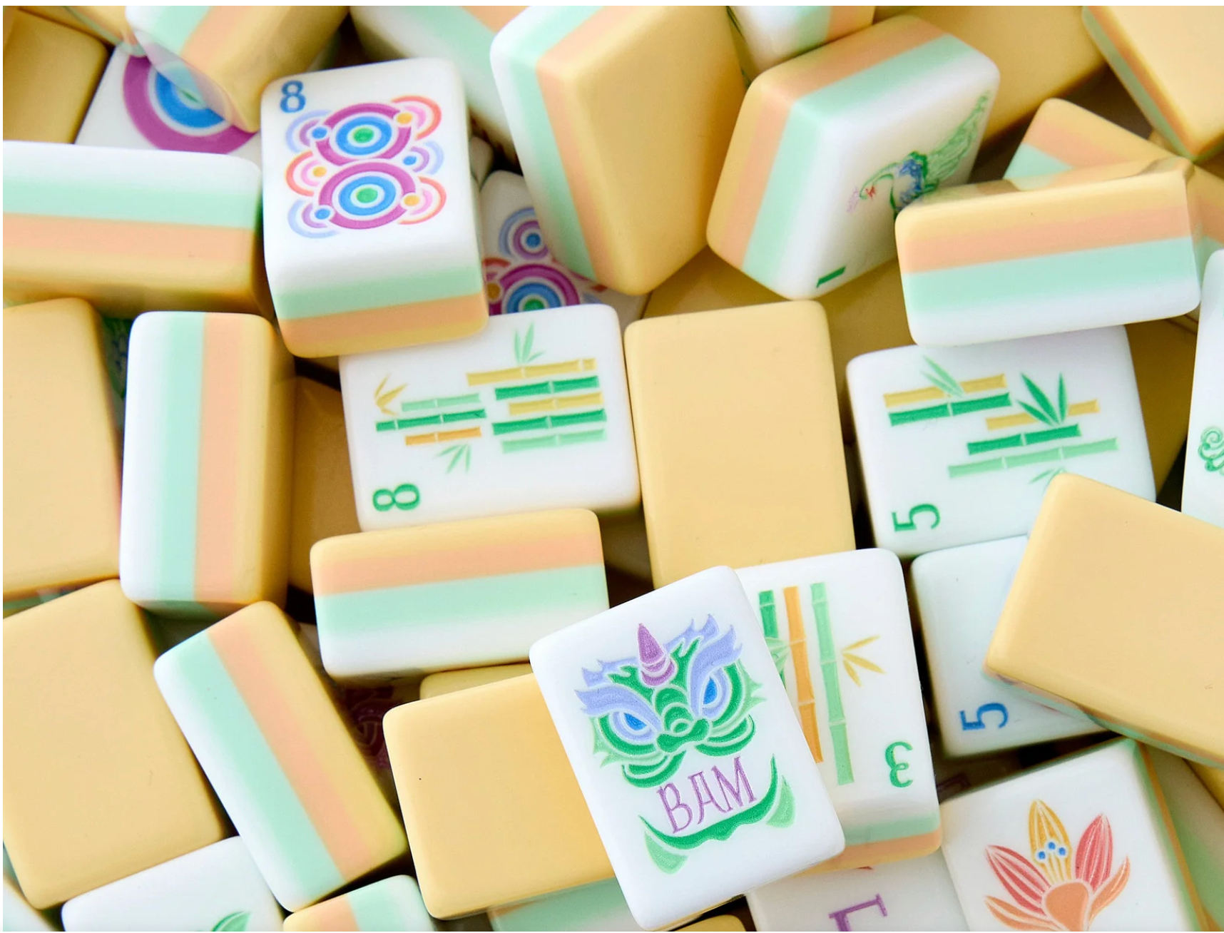 Oh My Mahjong Sorbet Mahjong Tiles