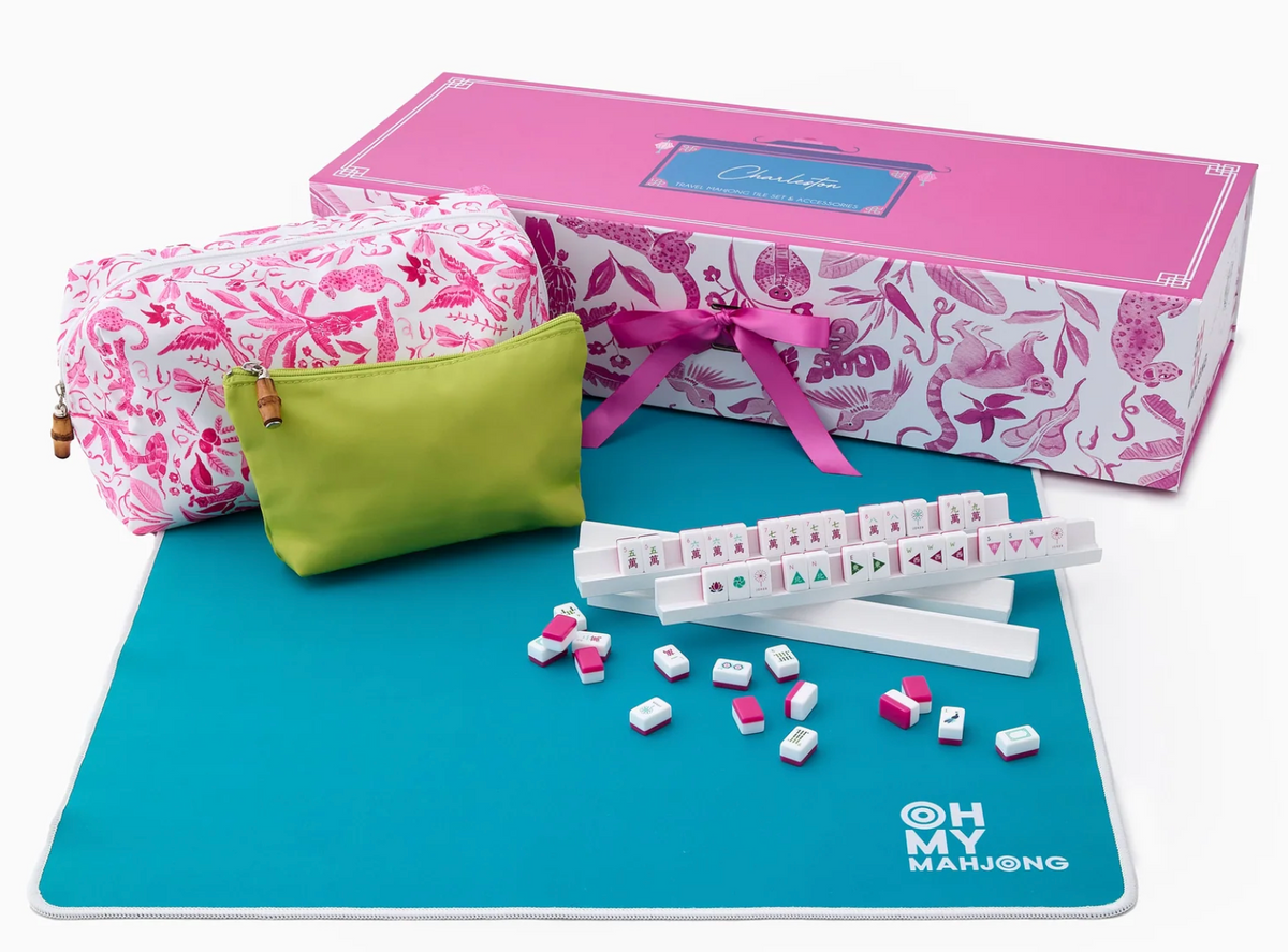 Oh My Mahjong Travel Set - Charleston Pink Oh My Mahjong Travel Set - Charleston Pink