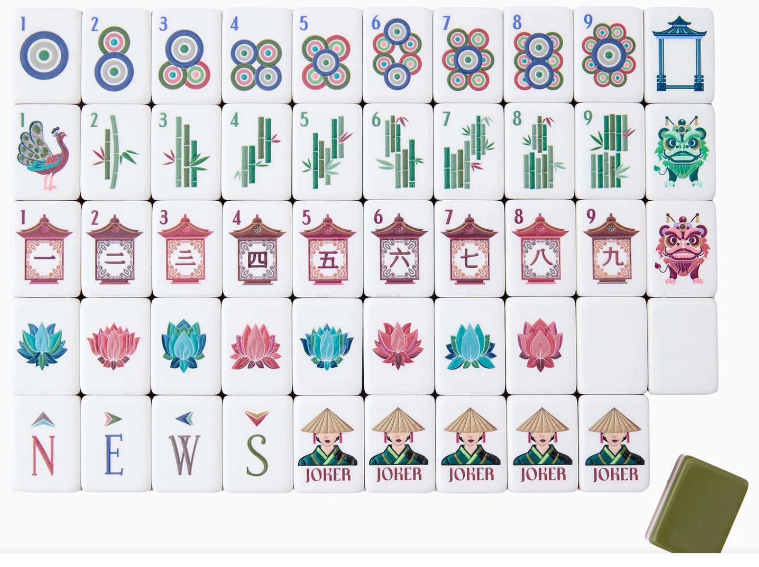 Oh My Mahjong Drake Tiles