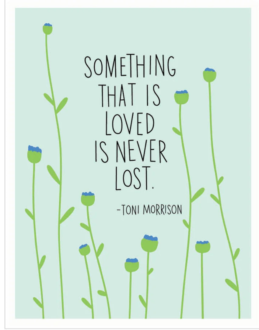Toni Morrison Sympathy Greeting Card