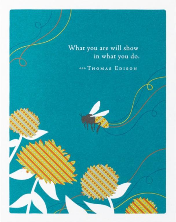 Thomas Edison Greeting Card