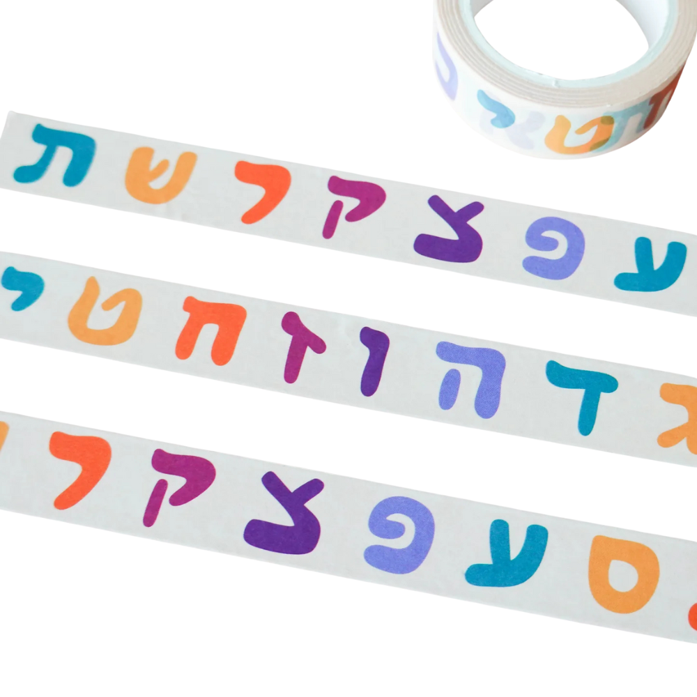Alef Bet Washi Tape