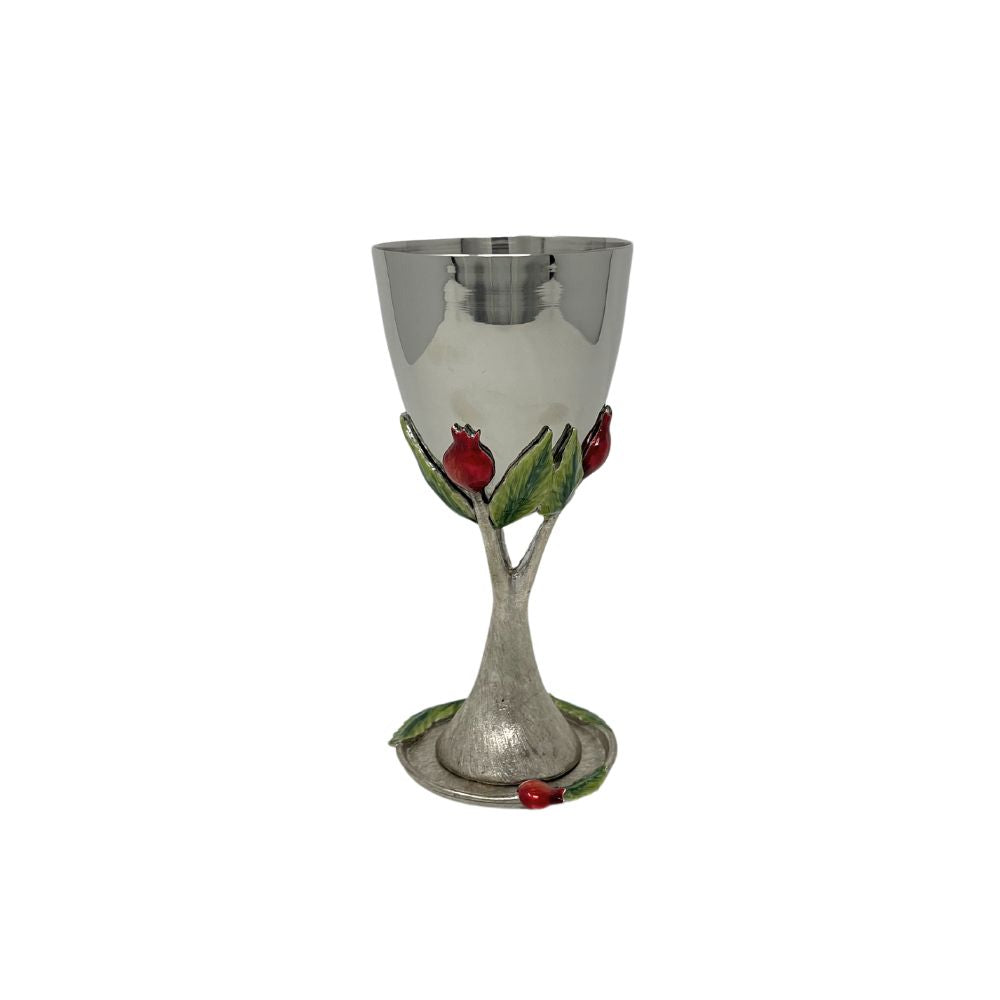 KIDDUSH CUP POM W SAUCER