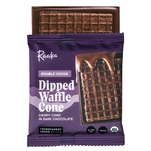 Double Cocoa Waffle Cone Chocolate Bar