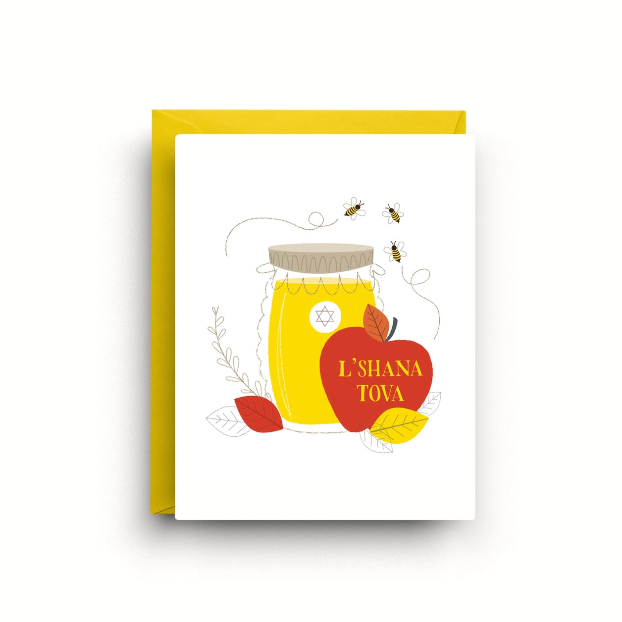 Rosh Hashanah Honey and Apple Card Set