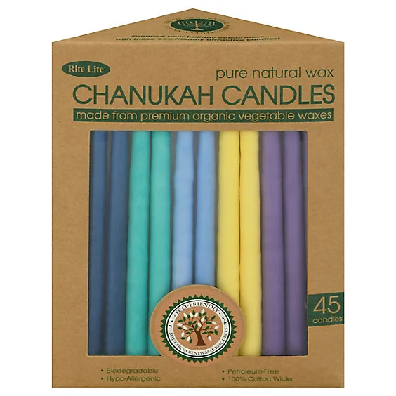 CHANUKAH CANDLES - ORGANIC NATURAL WAX