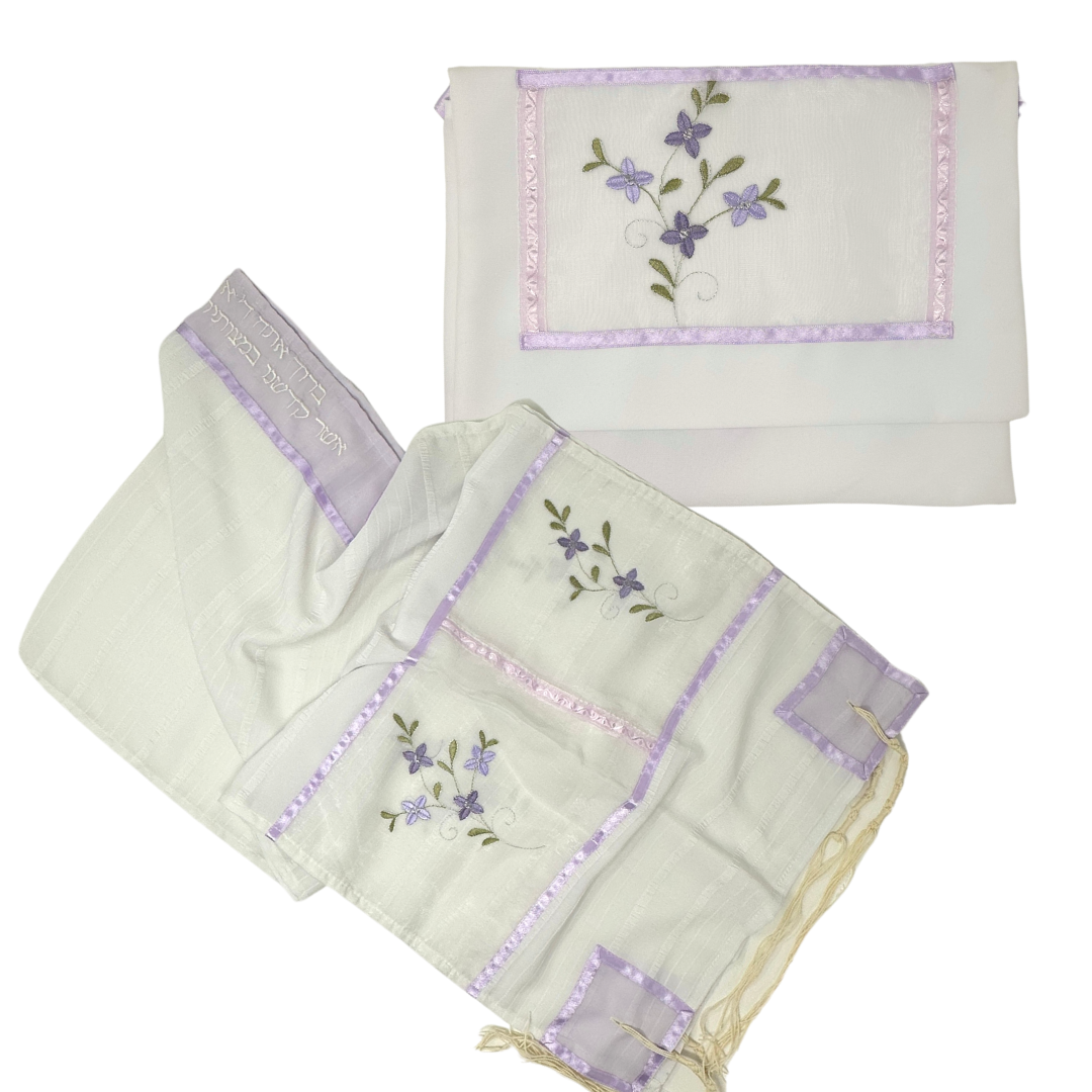 Lavender Floral Tallit