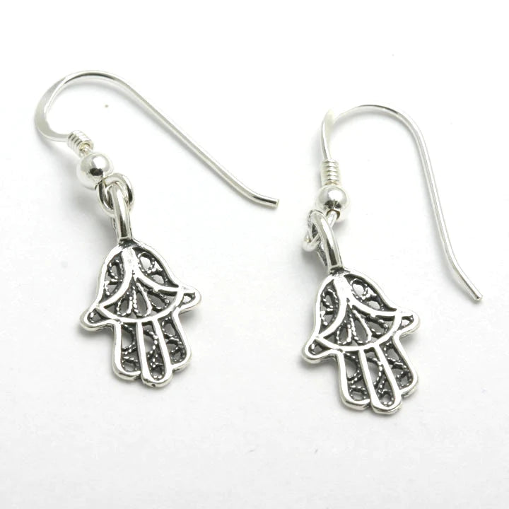 Hamsa Dangle Earrings