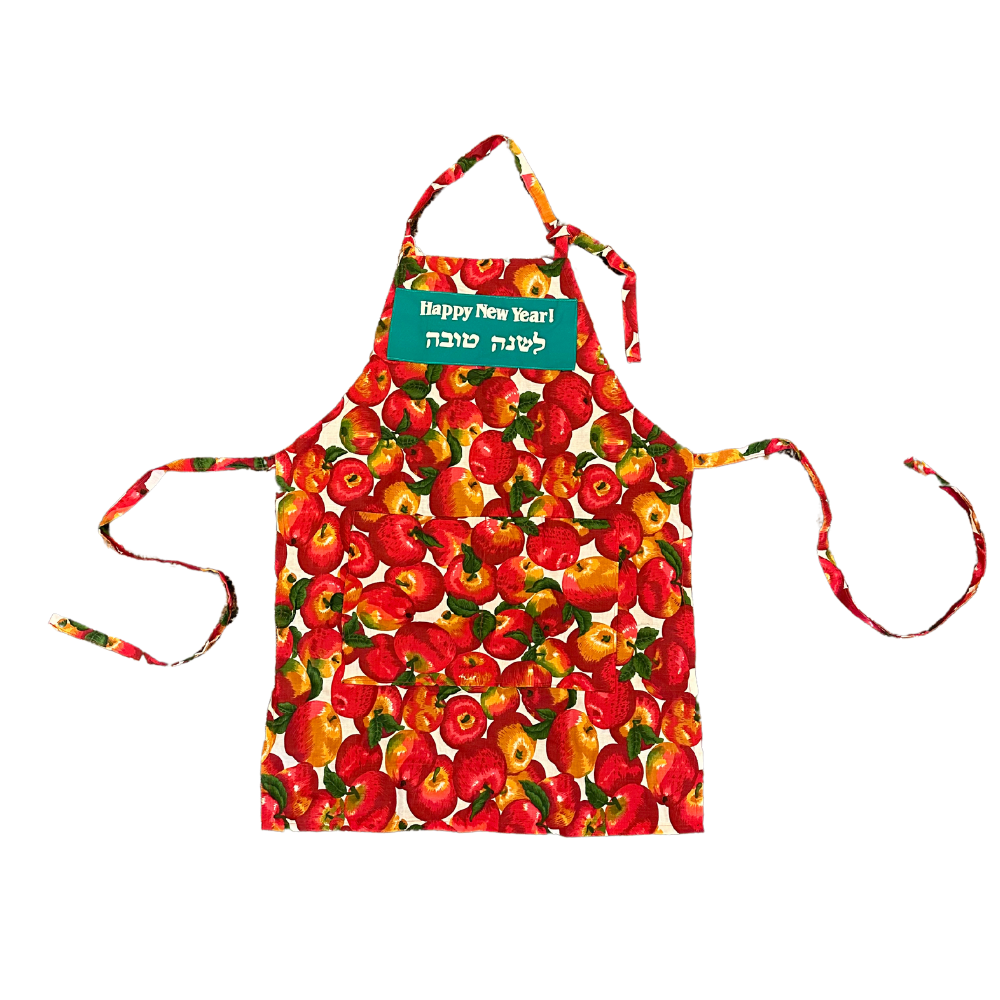 HAPPY NEW YEAR APPLE APRON