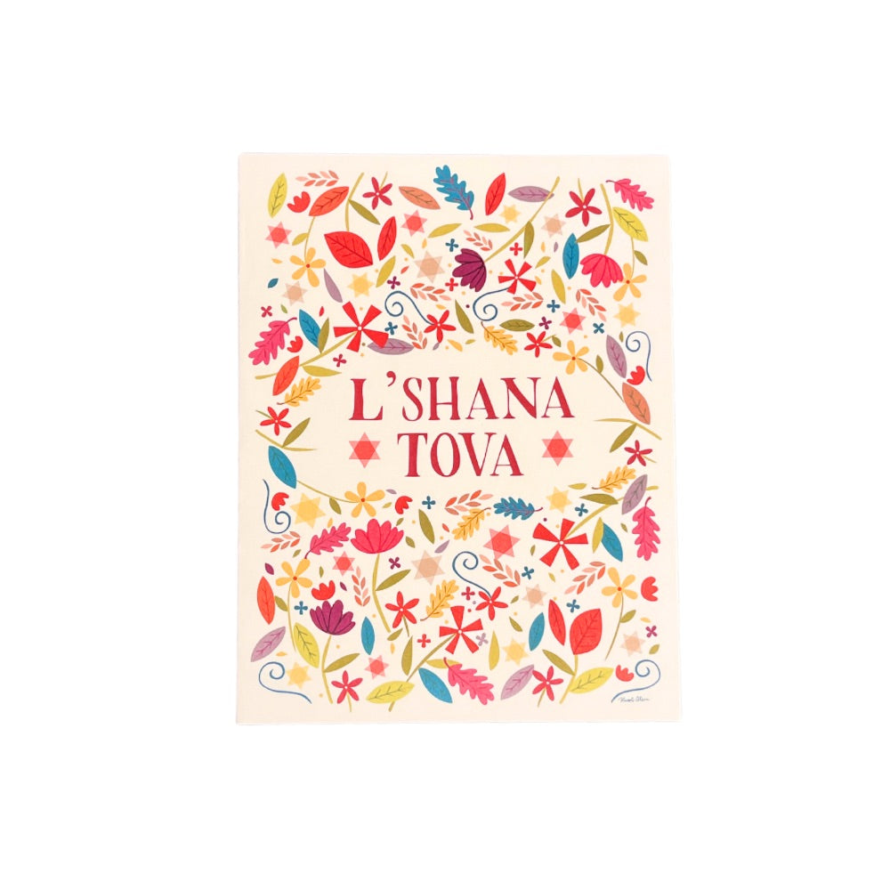 L'Shana Tova Floral Card