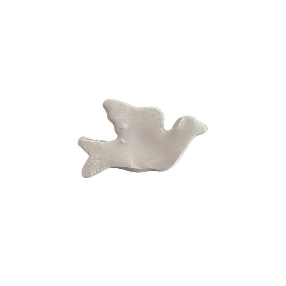 Ceramic Dove Pin