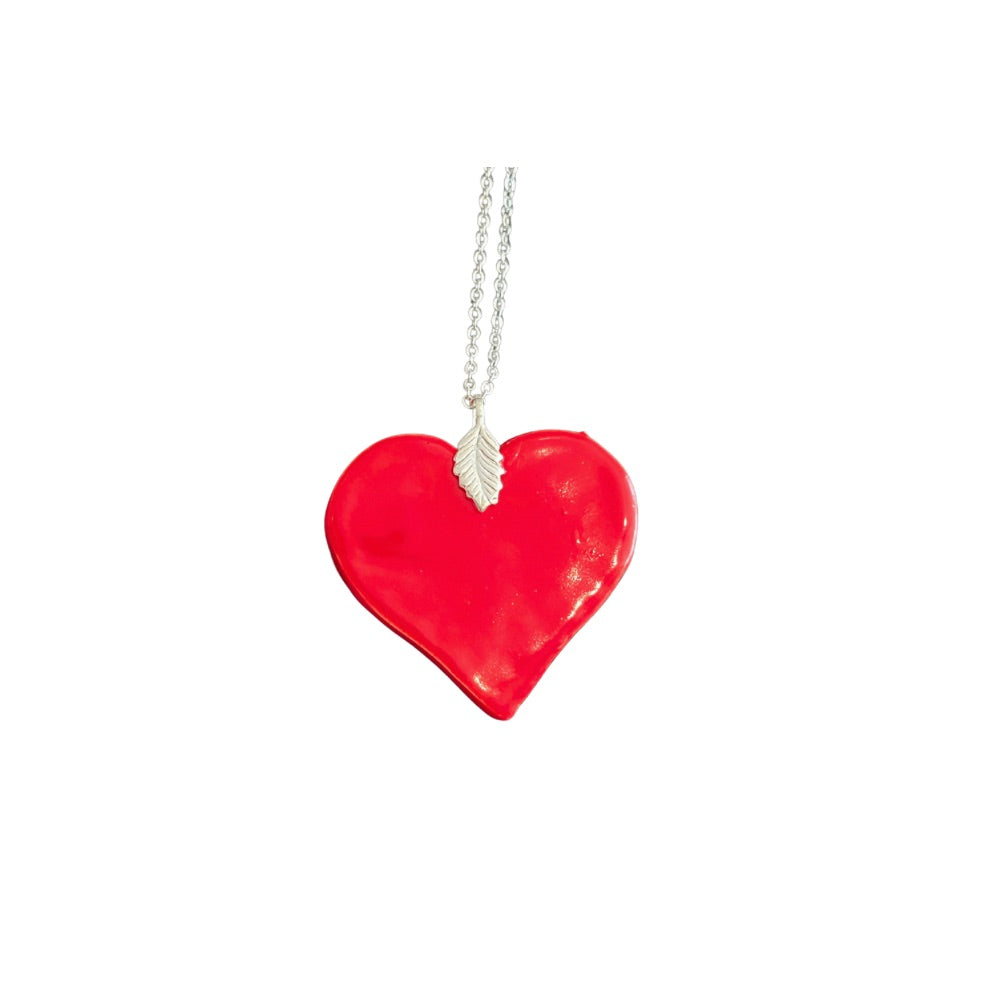 Ceramic Heart Necklace