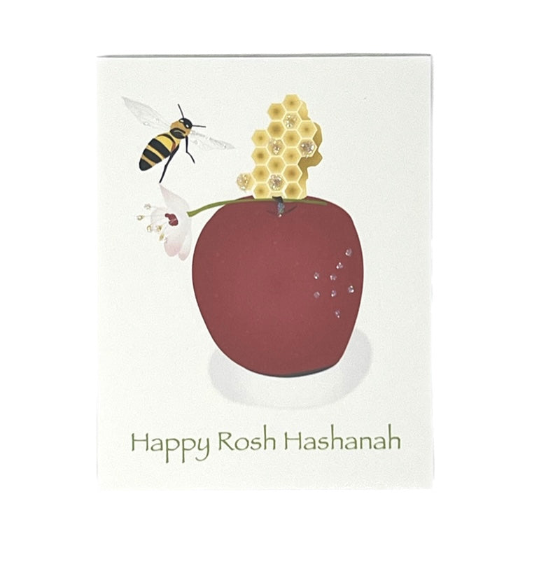 Apple, Honey and Bee Card