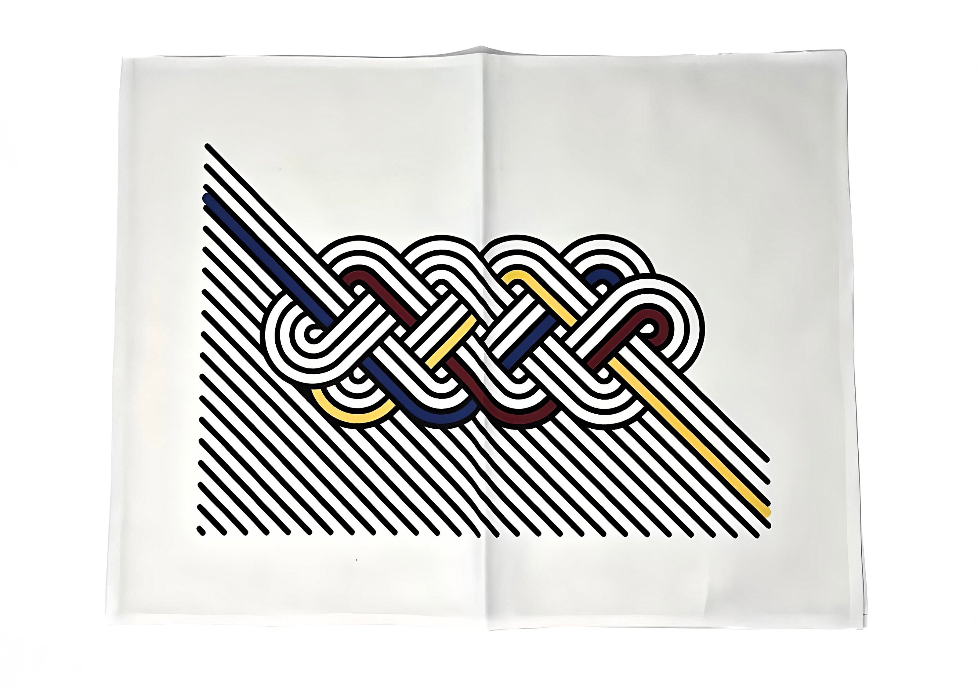 Op Art Challah Cover-Bauhaus