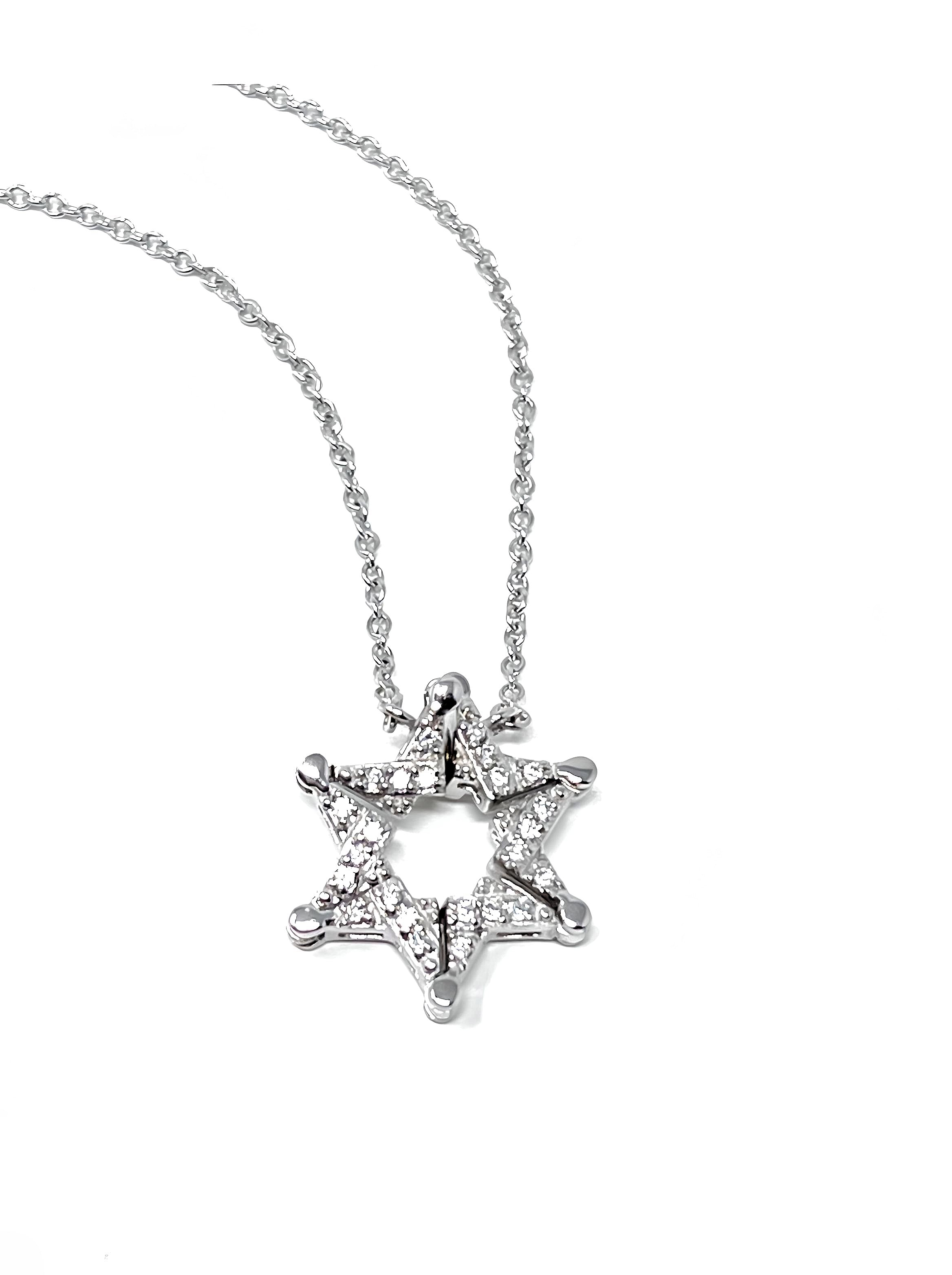 Amazon.com: Butterfly Star of David Necklace, Reversible Necklace 925  Sterling Silver Pendant with Jewish Star Symbol, Israeli Made Hebrew  Israelite,Jewish Jewelry, Kabbalah, Jewis (tree of life/ star of david,  black,white,gold/ light pink) :