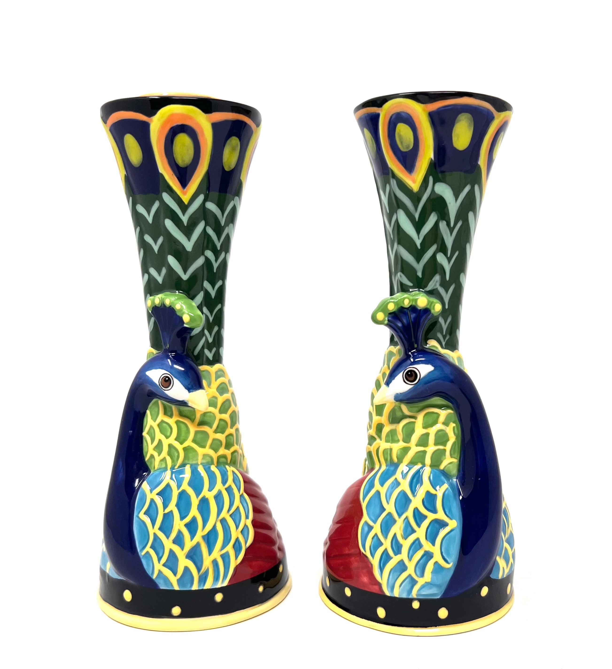 Peacock Candlesticks
