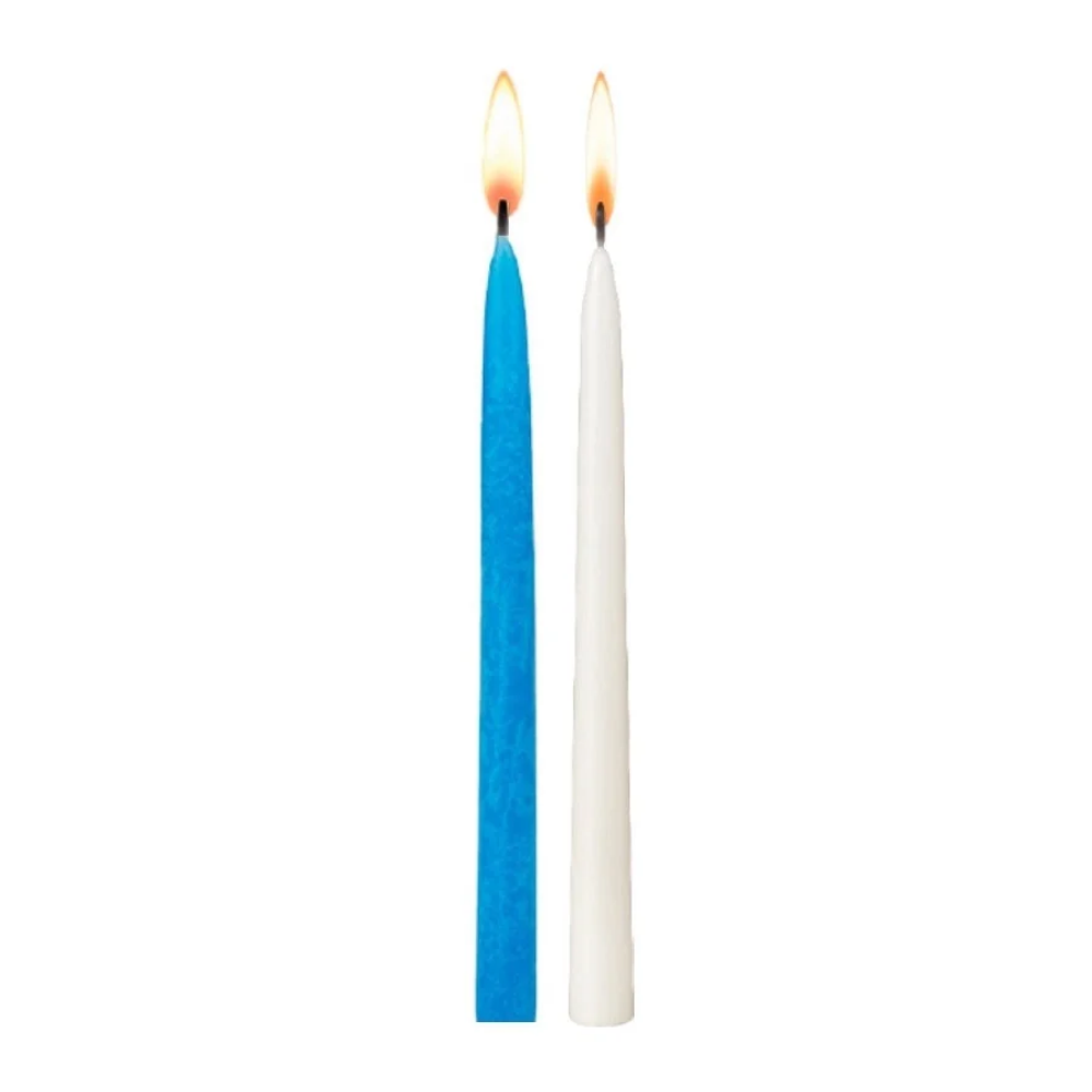 Chanukah Candles – Blue & White