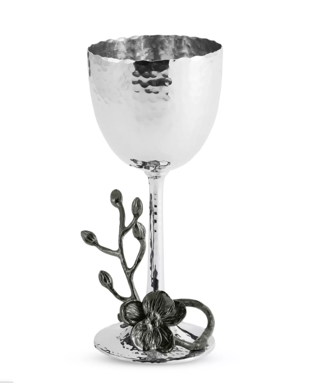 Black Orchid Kiddish Cup
