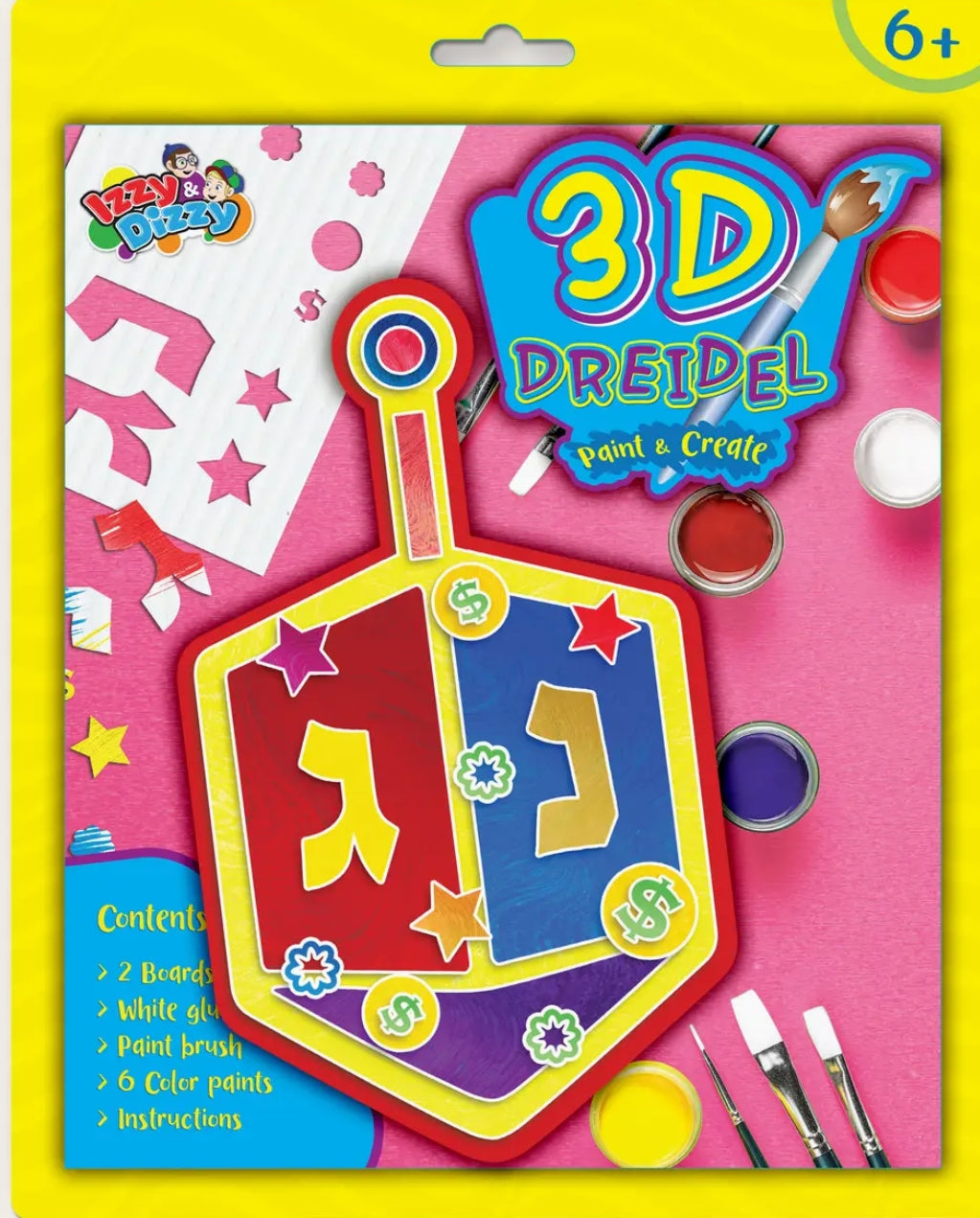 Chanukah 3D Dreidel Craft Kit