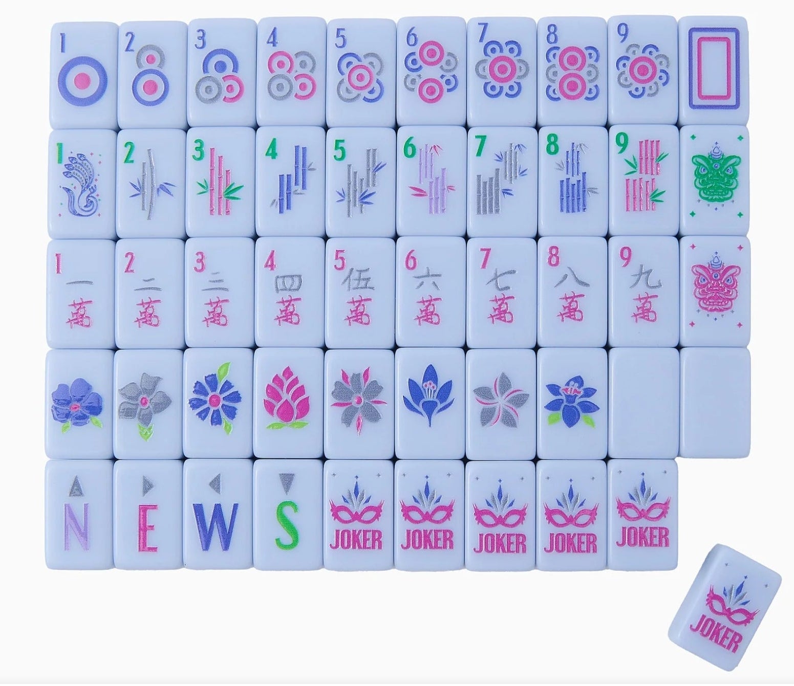 Parisian Mahjong Travel Set