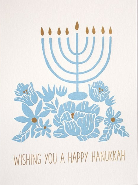 Wishing You A Happy Hanukkah Greeting Card