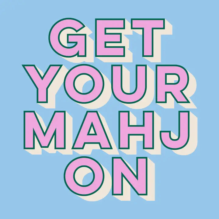 Get Your Mahj On Napkin