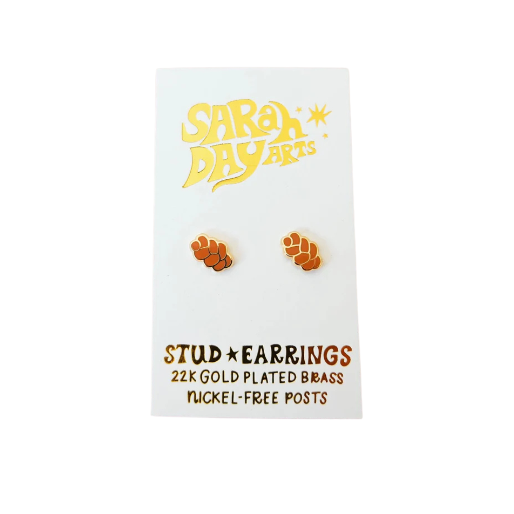 Challah Stud Earrings