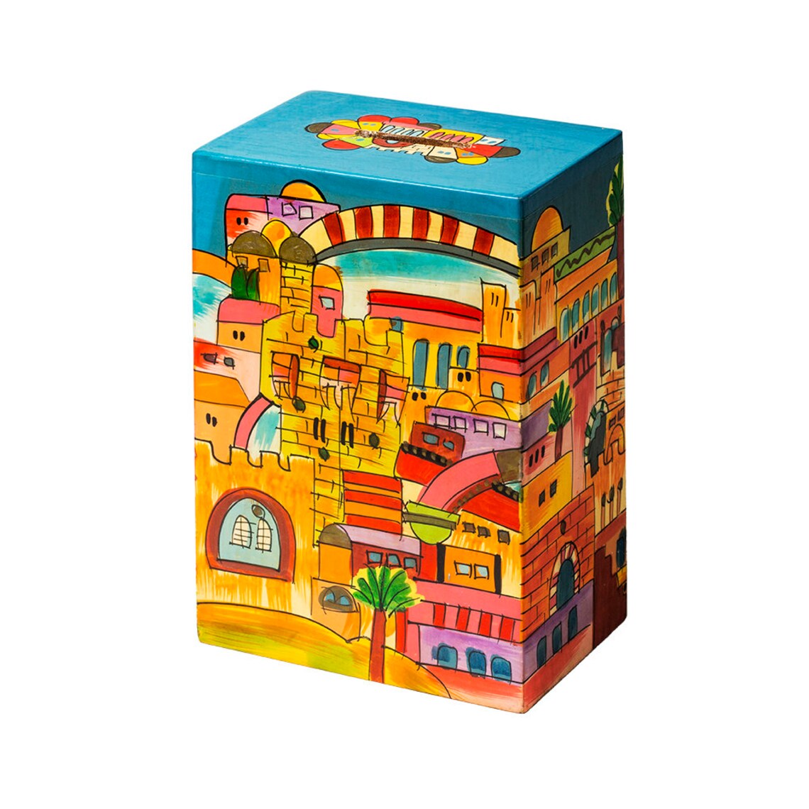 Yair Emanuel Hand-Painted Tzedakah BoX